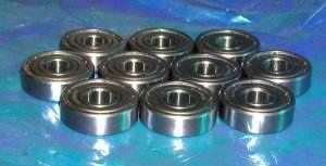 Roulements en pack 20 606ZZ 6x17x6mm - Blindés - Miniature