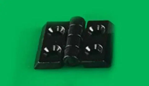 Accessoire de profil en aluminium 2020, charnière noire en alliage de zinc pour profil d’extrusion