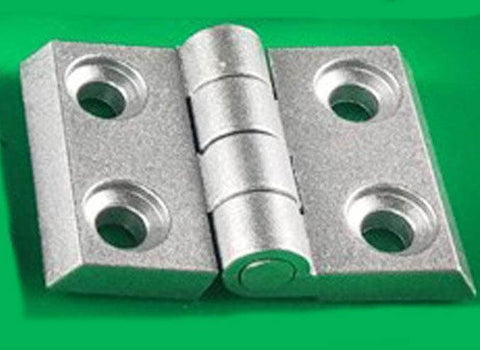 Accessoire à profil en aluminium 2020 Charnière en alliage de zinc argent-argent pour profil d’extrusion