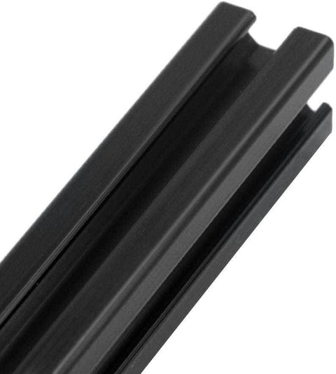 Rail linéaire à profil d’extrusion en aluminium noir 2020 de 1000 mm (39") de long