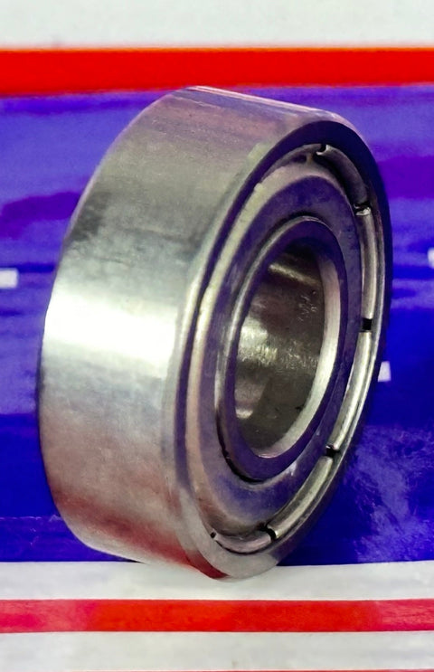 Paquet de 10 paliers blindés en acier inoxydable SR6ZZ 3/8x7/8x9/32 pouces