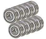 Pack de 10 3x8 mm blindé des deux côtés, roulement miniature 3x8x3