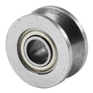 Palissure d’alésage 4 mm - Poulie blindée de 13 mm, rail à rainure en V, roulement à rouleaux 4x13x6 mm
