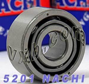 5201 Nachi Angle Contact Bearing - Double rangée - 12x32x15,9 Fabrication japonaise