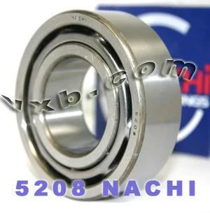 5208 Nachi Angle Contact Bearing - Double rangée - 40x80x30,2 Fabriqué au Japon