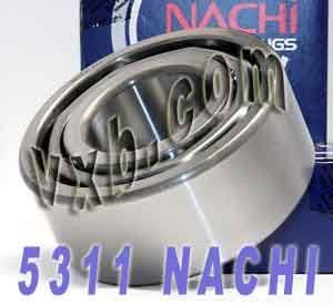 5311 Nachi Angular Contact Bearing - Double rangée - 55x120x49.2 Fabriqué au Japon