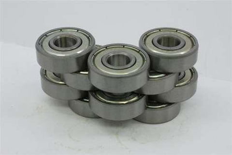 Pack de 10 5x8 mm blindé des deux côtés 5x8x2,5 mm avec alésage miniature 5 mm