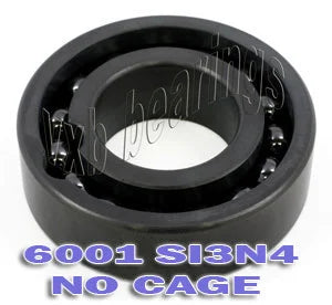 6001 Full Complement Full Ceramic Bearing 12x28x8 Si3N4