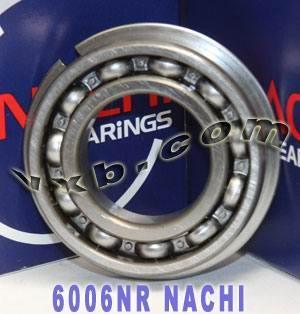 6006NR Nachi Bearing Open C3 Snap Ring Japon 30x55x13mm