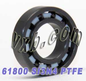61800 Palier céramique complet 10x19x5 Si3N4/PTFE métrique