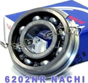 6202NR Nachi Bearing Open C3 Snap Ring Japan 15x35x11mm