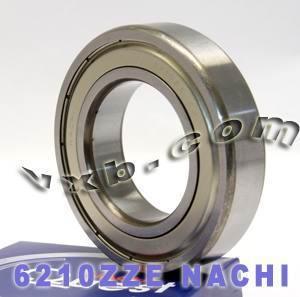 6210ZZE Nachi Bearing Shielded C3 Japan 50x90x20mm