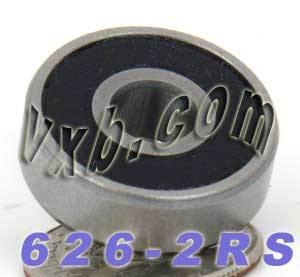 626-2RS Roulement 6x19x6 C3 - Scellé - Miniature