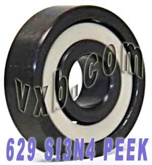 629 Full Ceramic Bearing Si3N4/Peek 9x26x8 Miniature