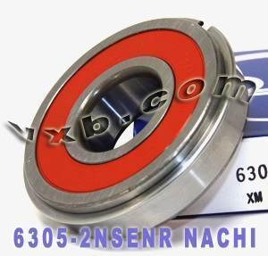 6305-2NSENR Nachi Bearing Sealed C3 Snap Ring Japan 25x62x17 Bearing