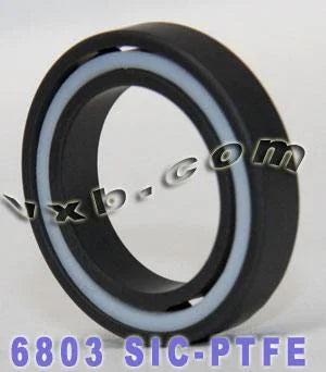 6803 Full Ceramic Bearing 17x26x5 Silicon Carbine SiC