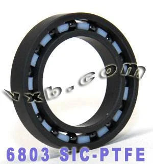 6803 Full Ceramic Bearing 17x26x5 Silicon Carbine SiC