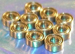 Paquet de 683ZZ 3x7 Shielded Miniature Bearing 3x7x3mm