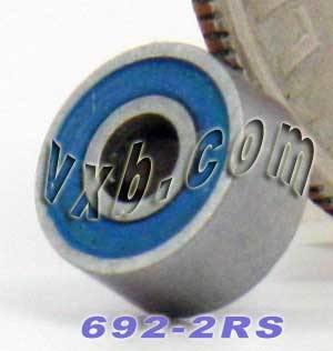 Roulement à billes 692-2RS - Scellé - Miniature - 2x6x3mm