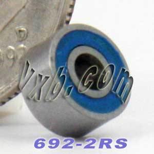 Roulement à billes 692-2RS - Scellé - Miniature - 2x6x3mm