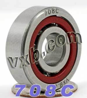 Roulement à billes à contact angulaire 708C 8x22x7mm Miniature