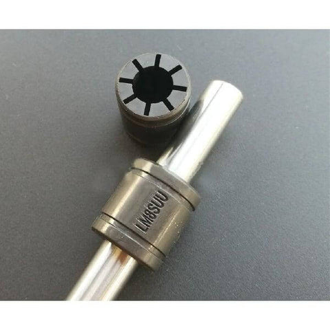 Bushing à mouvement linéaire à faible bruit de 8 mm en polymère solide LM8SUU Roulement 8x15x17mm