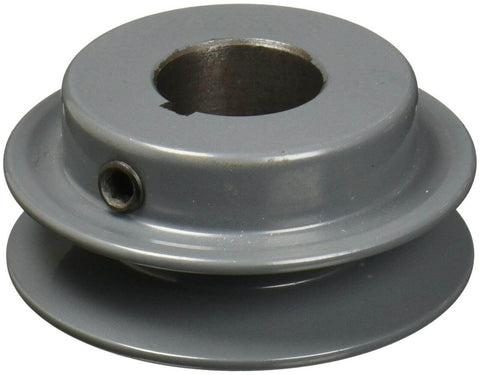 AK30 7/8" Bore Cast Iron Solid Sheave Pulley for V-belt size 3L, 4L OD: 3" ID: 7/8" AK3078 One Groove