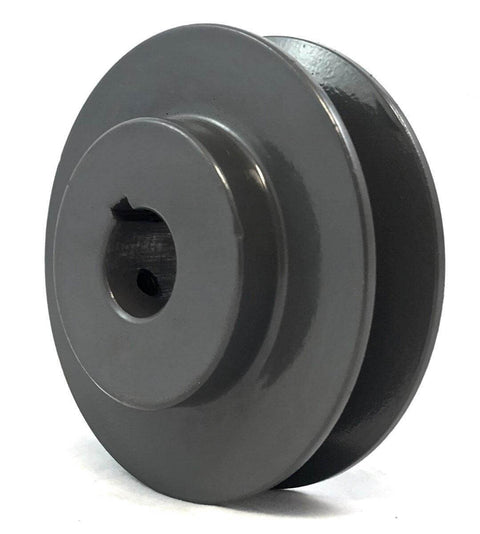 AK46-7/8 » poulie à poulie pleine à alésage - 4,6 » de diamètre extérieur avec une rainure AK46 7/8 » pour courroies en V taille 4L, A, AX, AK46 (DE 4,6 » - DI : 7/8 »)