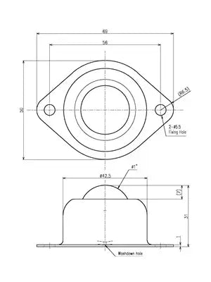 Unité de transfert à billes IM-25 IGUCHI Carbon Steel S15CK