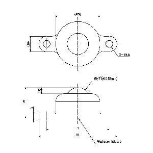 IP-16U1W 6,5 lbs Capacité de charge Unité de transfert de billes UHMWPE fabriquée au Japon