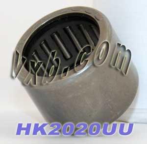 HK2020UU Roulement à aiguille 20x26x20mm Type obus