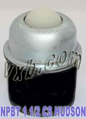 NPBT-1 1/2 CS Pipe-Mounted Ball Transfer Unit - 1-1/2" Main Ball