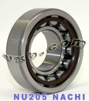 NU205EGBNLS Nachi Cylindrical Bearing Steel Cage Japan 25x52x15 Bearing