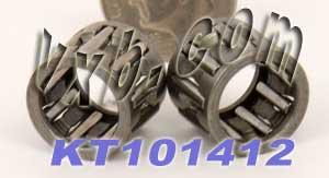 Cage K10x14x12mm de roulements à aiguilles KT101412 2-pack de