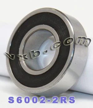 S6002-2RS Roulement en acier inoxydable scellé 15x32x9mm
