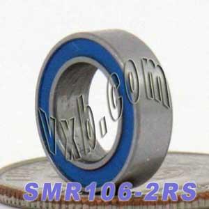 Palier miniature scellé en acier inoxydable SMR106-2RS 6x10x3