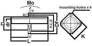 SMSKC60UU NB 60mm Slide Bush Bushings Motion Linear Bearing