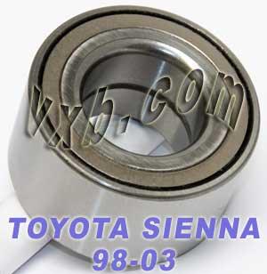 TOYOTA SIENNA Auto/Car Wheel Ball Bearing 1998-2003 42Q