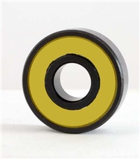 100 Sealed Skate Bearing Black