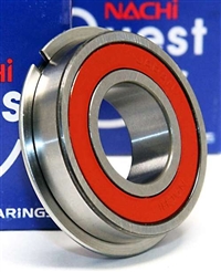 6206-2NSENR Nachi Bearing 30x62x16 Sealed C3 Snap Ring Japan Bearings