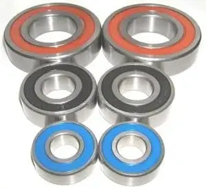 Your Guide to Buying Bearings Online in Canada: Various types of ball bearings with different colors and sizes.
