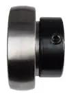 Side view of 1 Inch Insert Ball Bearing With Locking Collar Pre Lubricated Narrow Inner Race 52mm Outer Race for Shaft Mount SA205-16