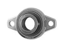 12 mm Stainless Eccentric Collar Insert for 2-Bolt Flange, Eccentric Locking, M6 Bolt Size, Contact Seal, Extra-Narrow Inner Ring