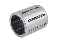 Compact LK3050UU linear bushing single unit, LK Metric Series 30 mm shaft, 40 mm outer diameter, 50 mm length, double-sealed steel ball bearing
