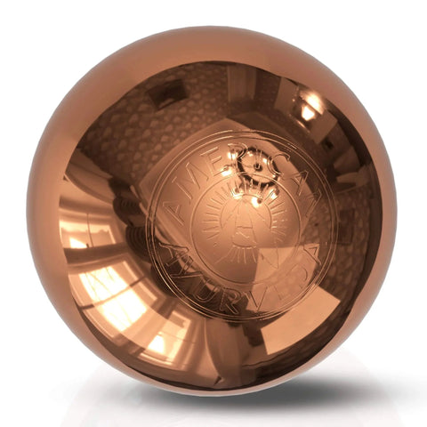 1.1 inches Copper Ball, Copper Metal Ball with engraved design for meditation and grounding, 28 mm diameter sphere for therapy