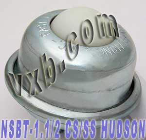 1 1/2 Stud Type transfer NSBT-1 1/2 CS/SS 3/8 inch Threaded Stem - VXB Ball Bearings