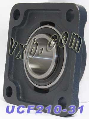 1 15/16 Bearing UCF-210-31 + Square Flanged Housing Mounted Bearings - VXB Ball Bearings