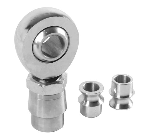 2 Pair 1.25 Heim Joints Rod End Kit with Right & Left Hand Threads, chromoly panhard joints, tube adapters, jam nuts and spacers.