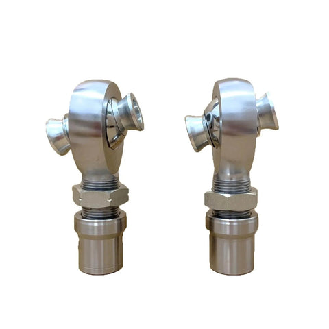 1.25 inch Heim joint rod end kit with tube adapters, misalignment spacers, jam nuts, chromoly joints for steering and suspension