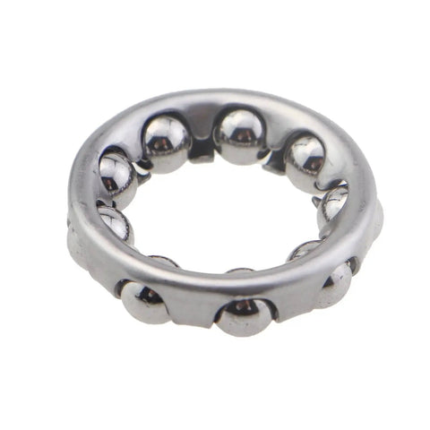 Two Pack 1/4 Inch Ball Bearings For Bike Cranksets 304 Stainless Steel Rust Resistant 29mm OD 18.2mm ID side view
